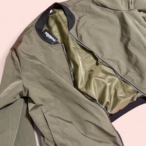 Women’s Olive Bomber Jacket
